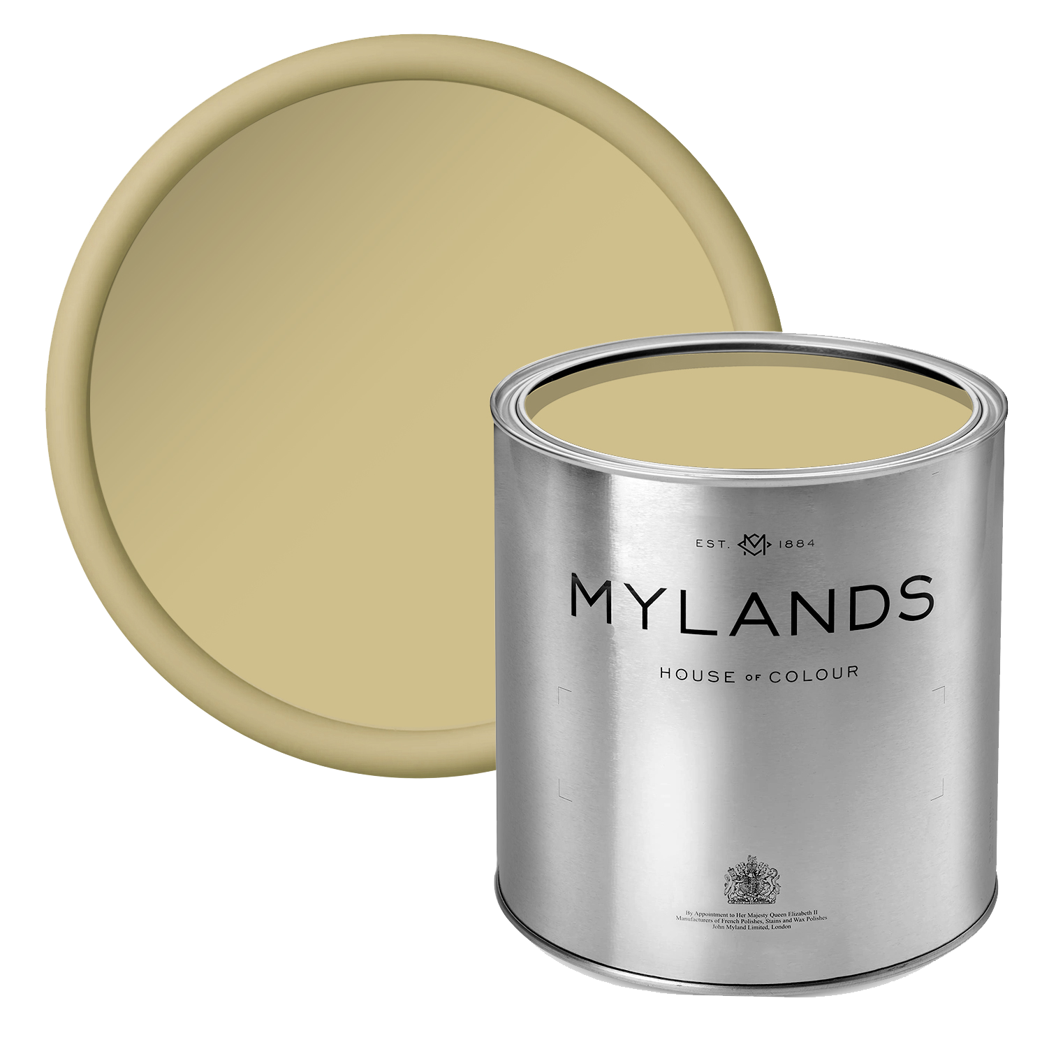 Boiled Dill BH.22 - Mylands fresh olive paint in tin