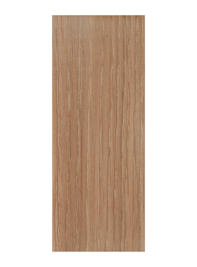 MYLANDS EARTH STAIN CHALK ON OAK - Wooden panel with a natural finish on a white background