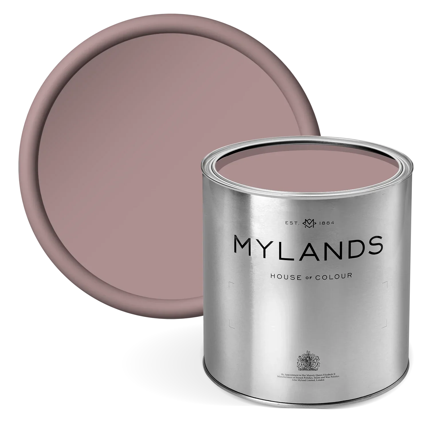 Mylands - Bloomsbury™ No.267 - muted pink paint in tin