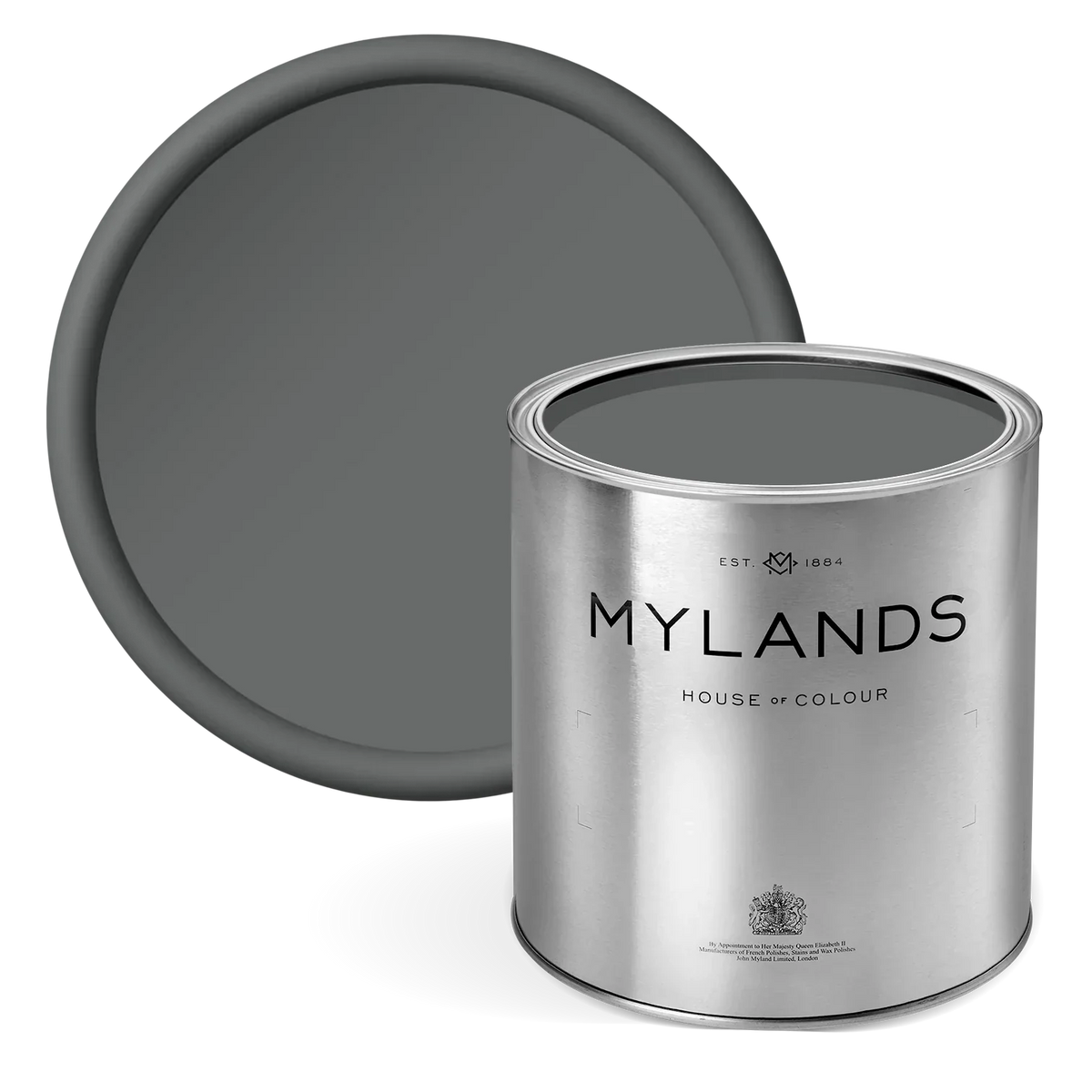 FTT-014™ - Iron Grey - Mylands slate grey paint in tin