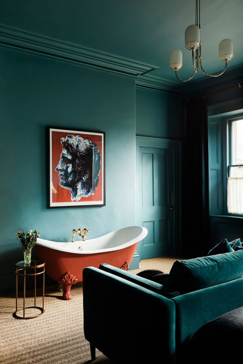 Burlington Arcade™ No.216 W&M Matt (Walls & Woodwork)_Arts Club™ No.281 W&M Matt (Bath)_Bedroom_Portrait_Mylands_@thecountryhousediaries_1 - Newsletter and web.jpg__PID:7f294fa6-f36f-44aa-9d50-a6a798bc2ec4