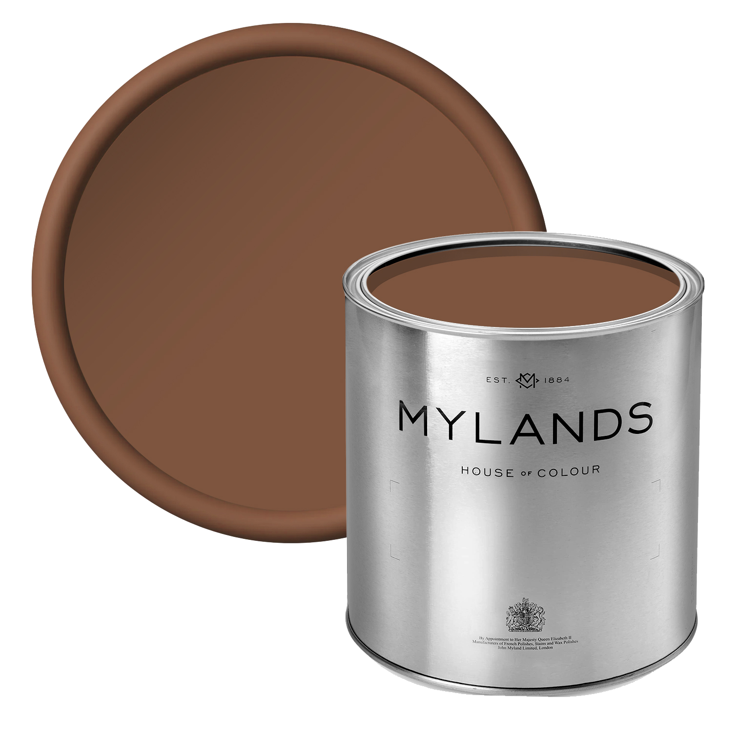 Cigar BH.20 - Mylands terracotta brown paint in tin