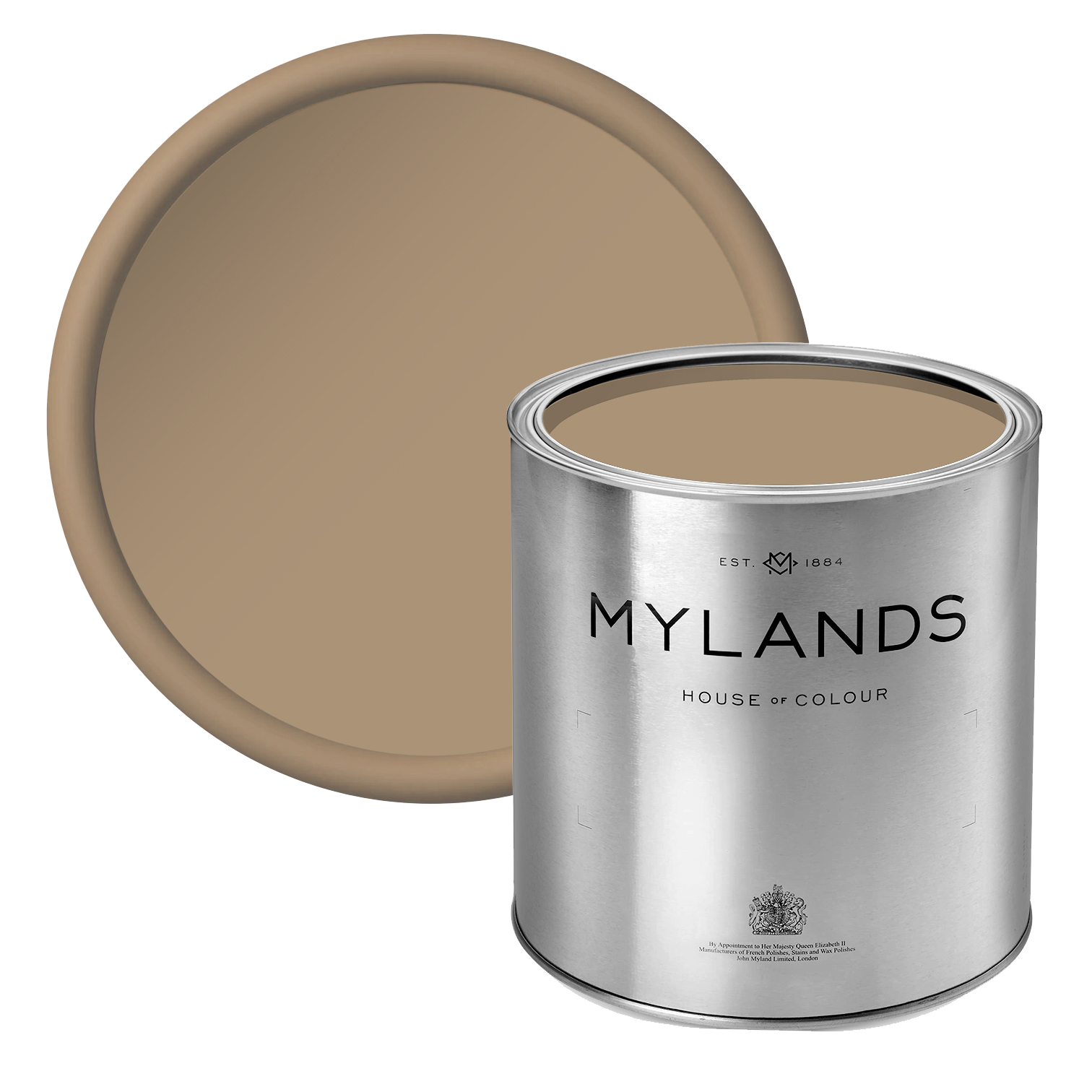 London Brick BH.07 - Mylands earthy neutral paint colour in tin