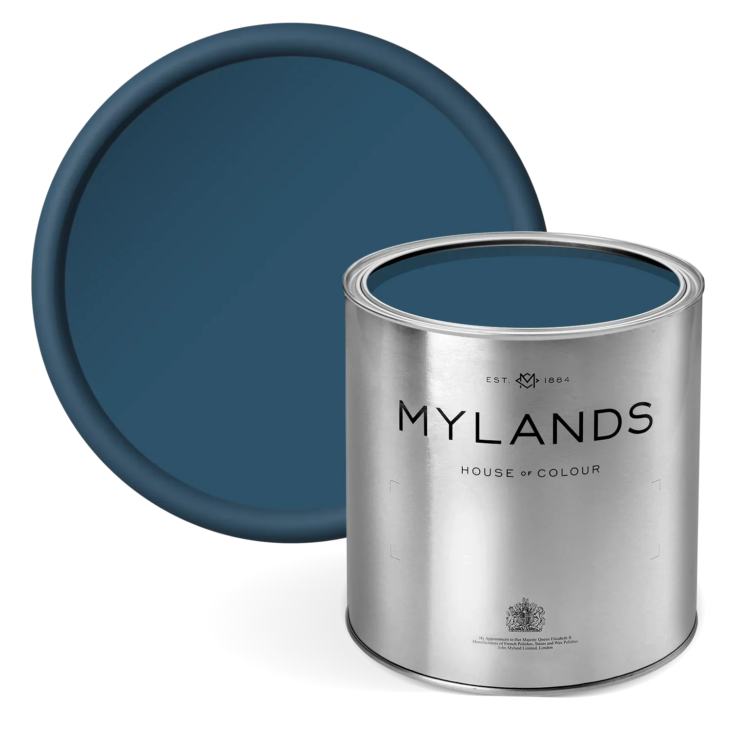 Proper Blue™ No.67 -  Mylands mineral blue paint in tin