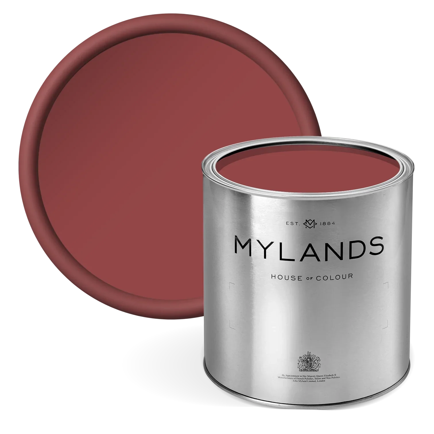 Mylands - Arts Club™ No.281 - deep red paint in tin