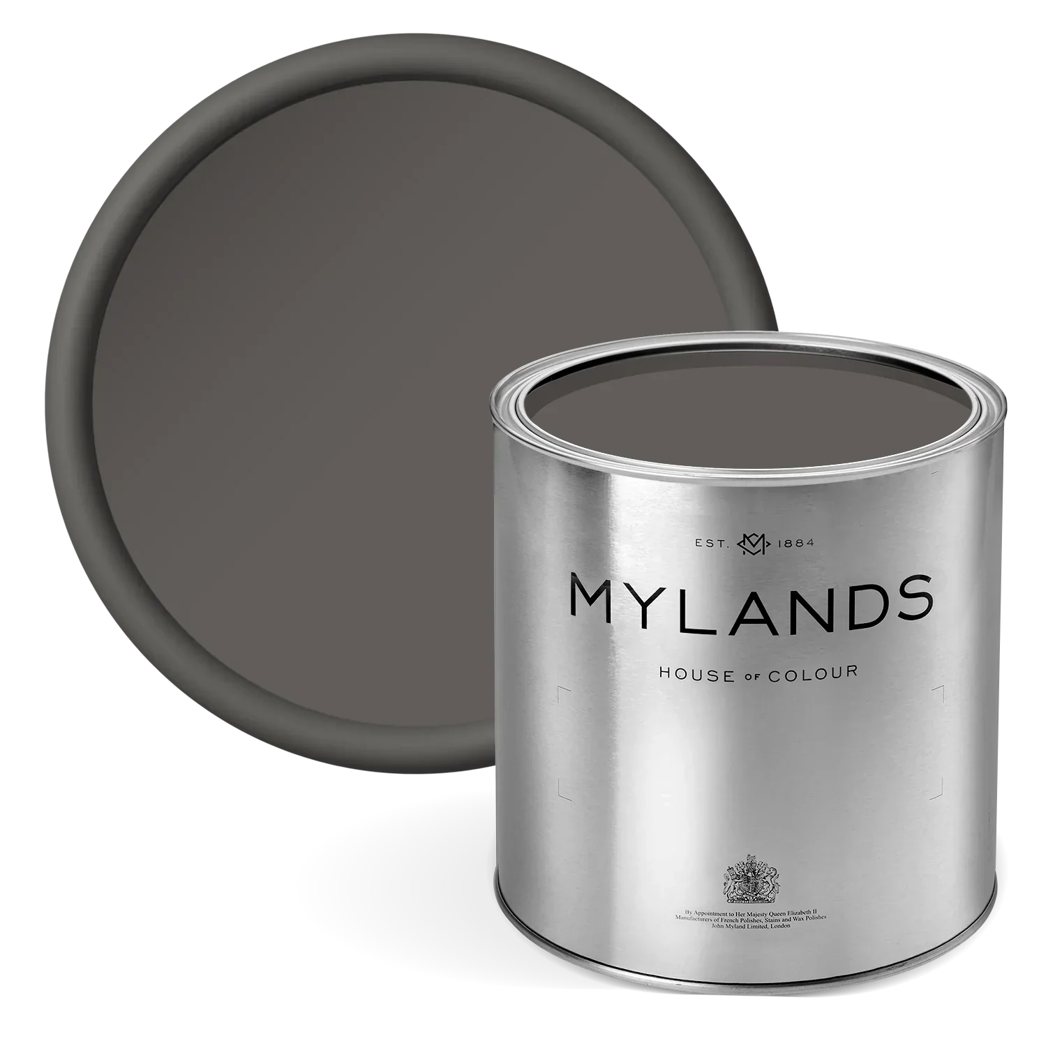 FTT-015™ - Raw Umber - Mylands muted brown paint in tin