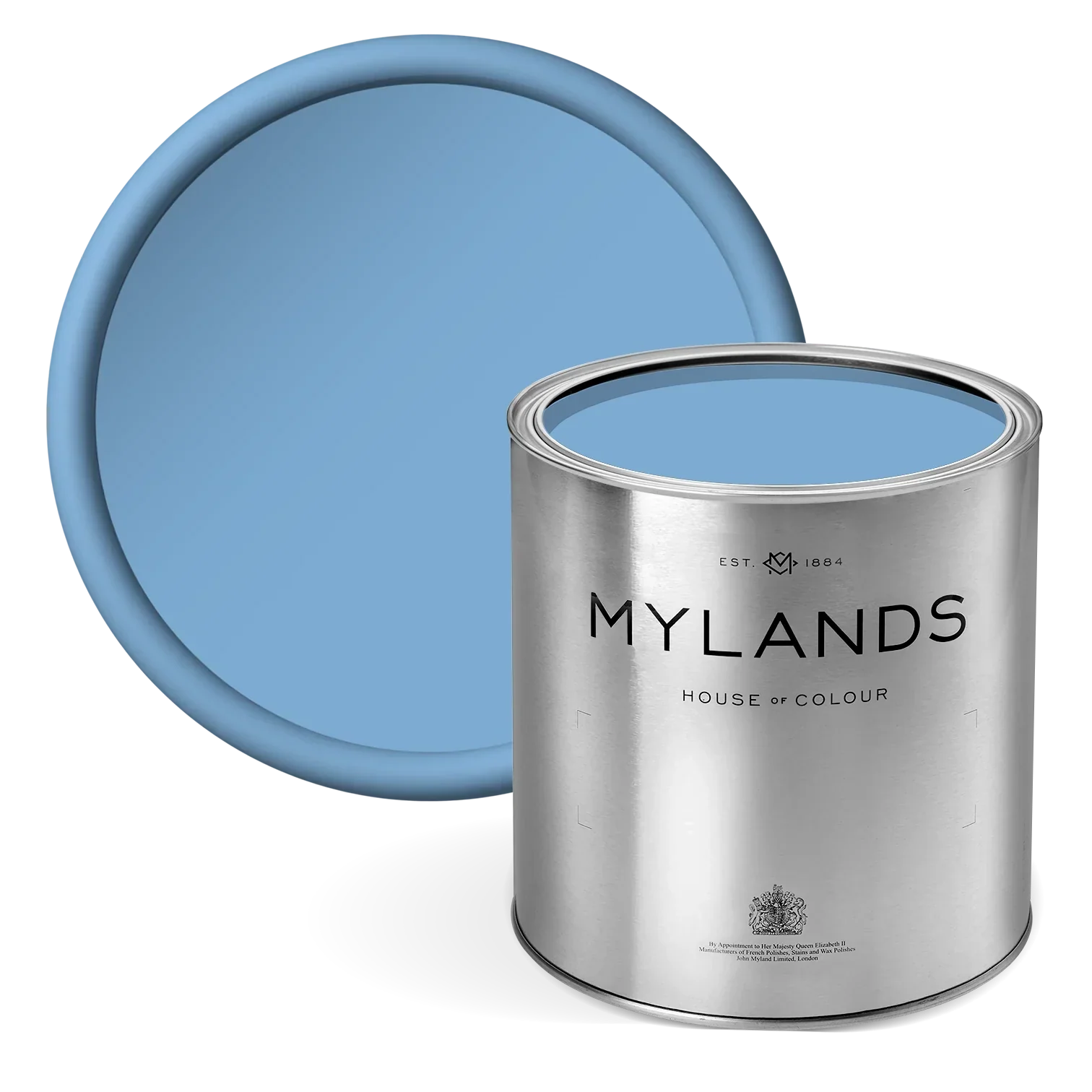 FTT-016™ - Wedgwood - Mylands cool blue paint in tin
