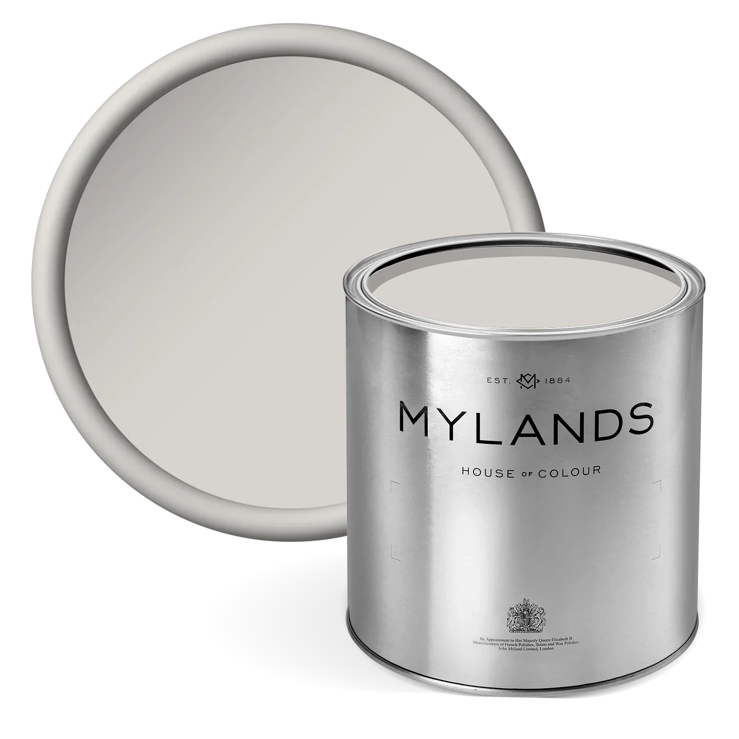 Frieze™ No.84 - Mylands cool neutral paint  in tin