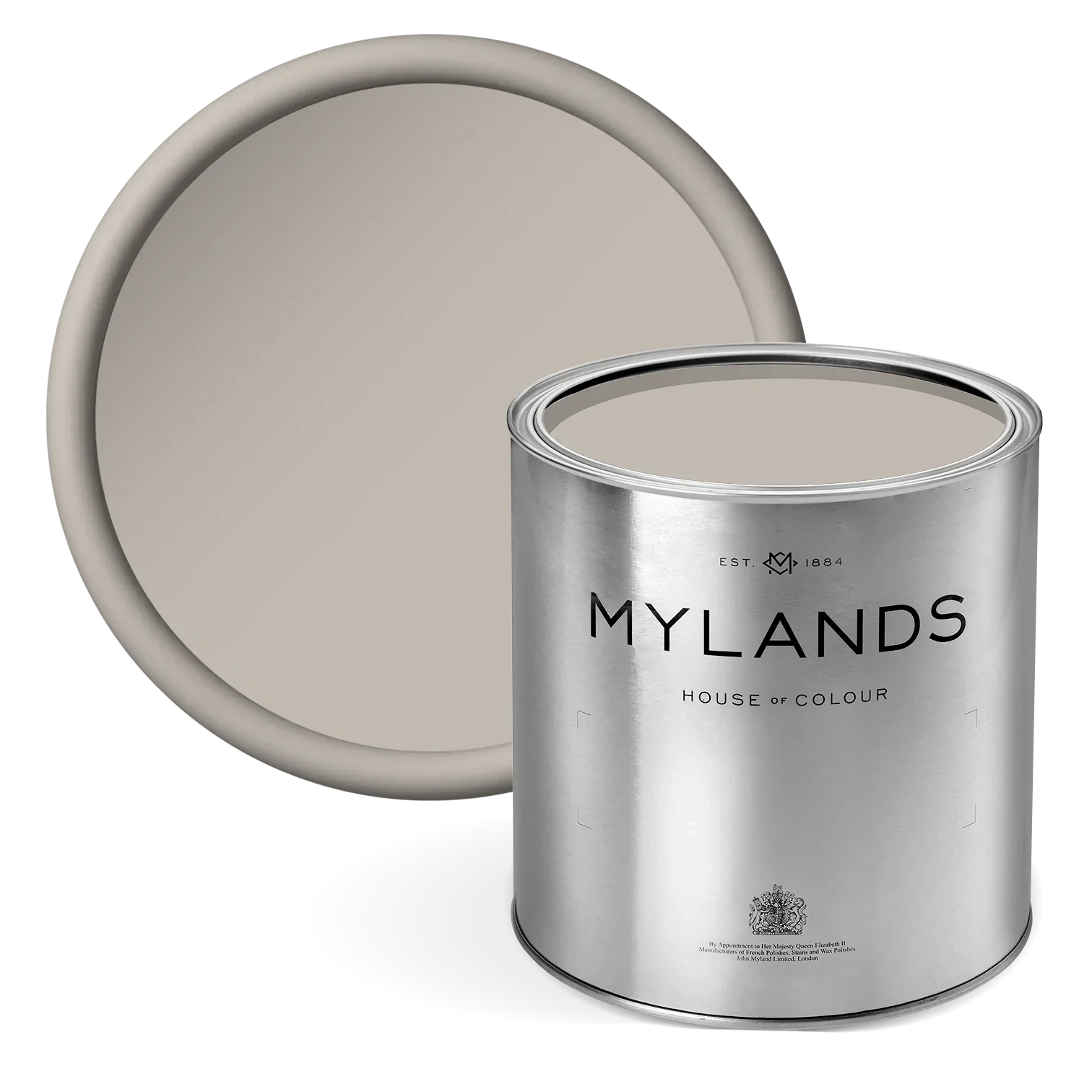 Gravel Lane™ No.169 - Mylands warm neutral paint in tin