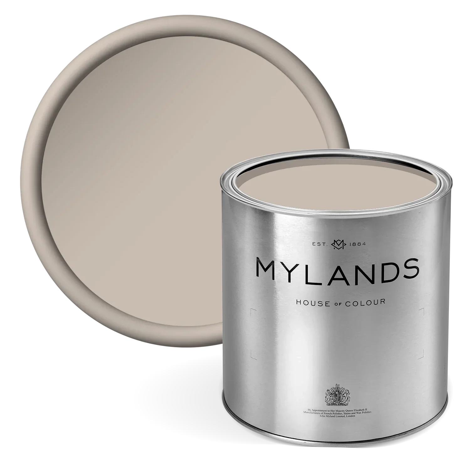 Grouse™ No.75 - Mylands plaster neutral paint in tin