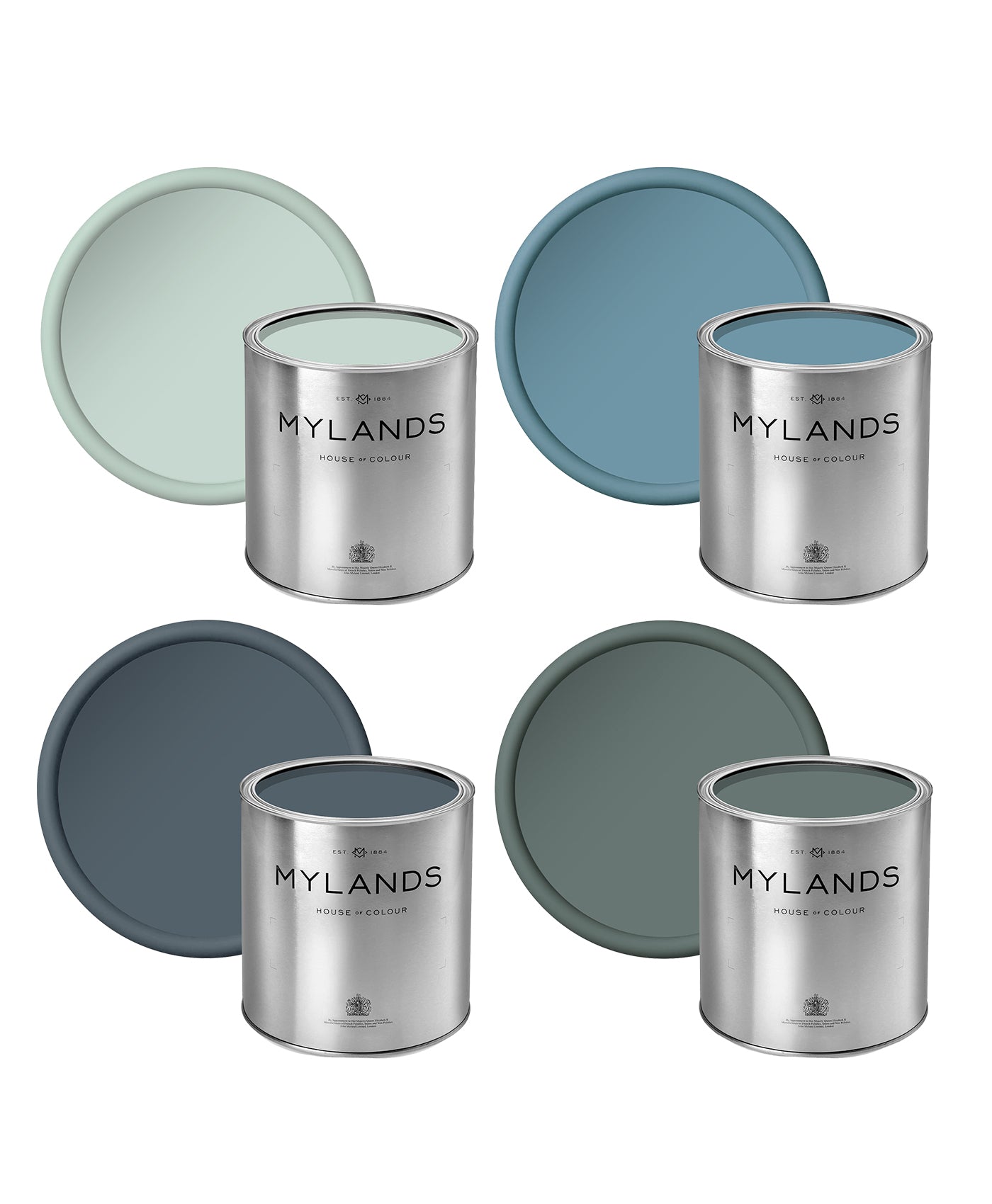 Beata's Blues - Sample Pots Set of 4