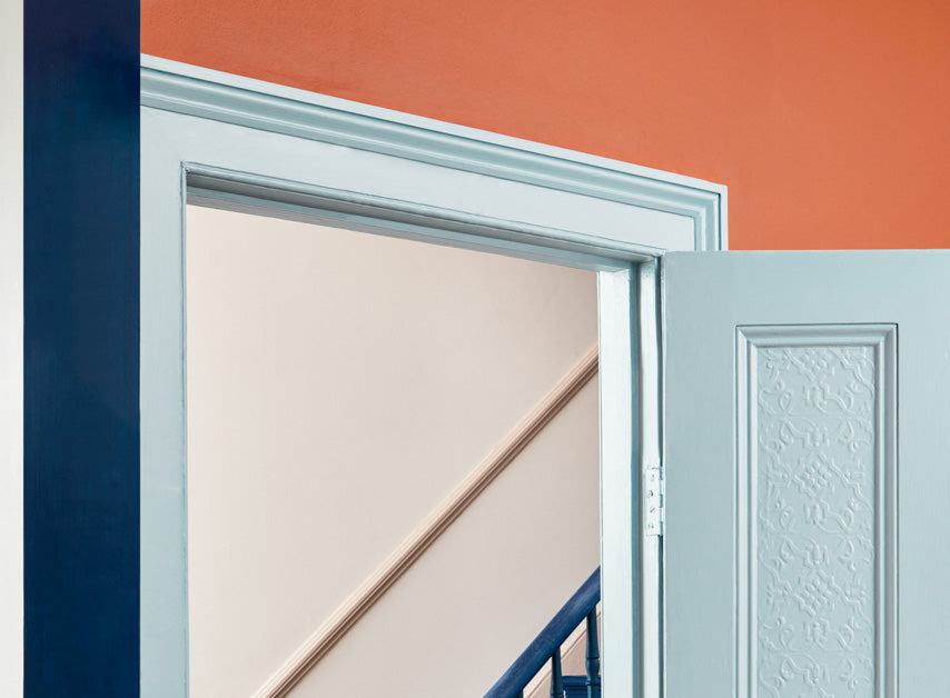 Vibrant Coral Orange walls painted with Coral Orange™ No.277